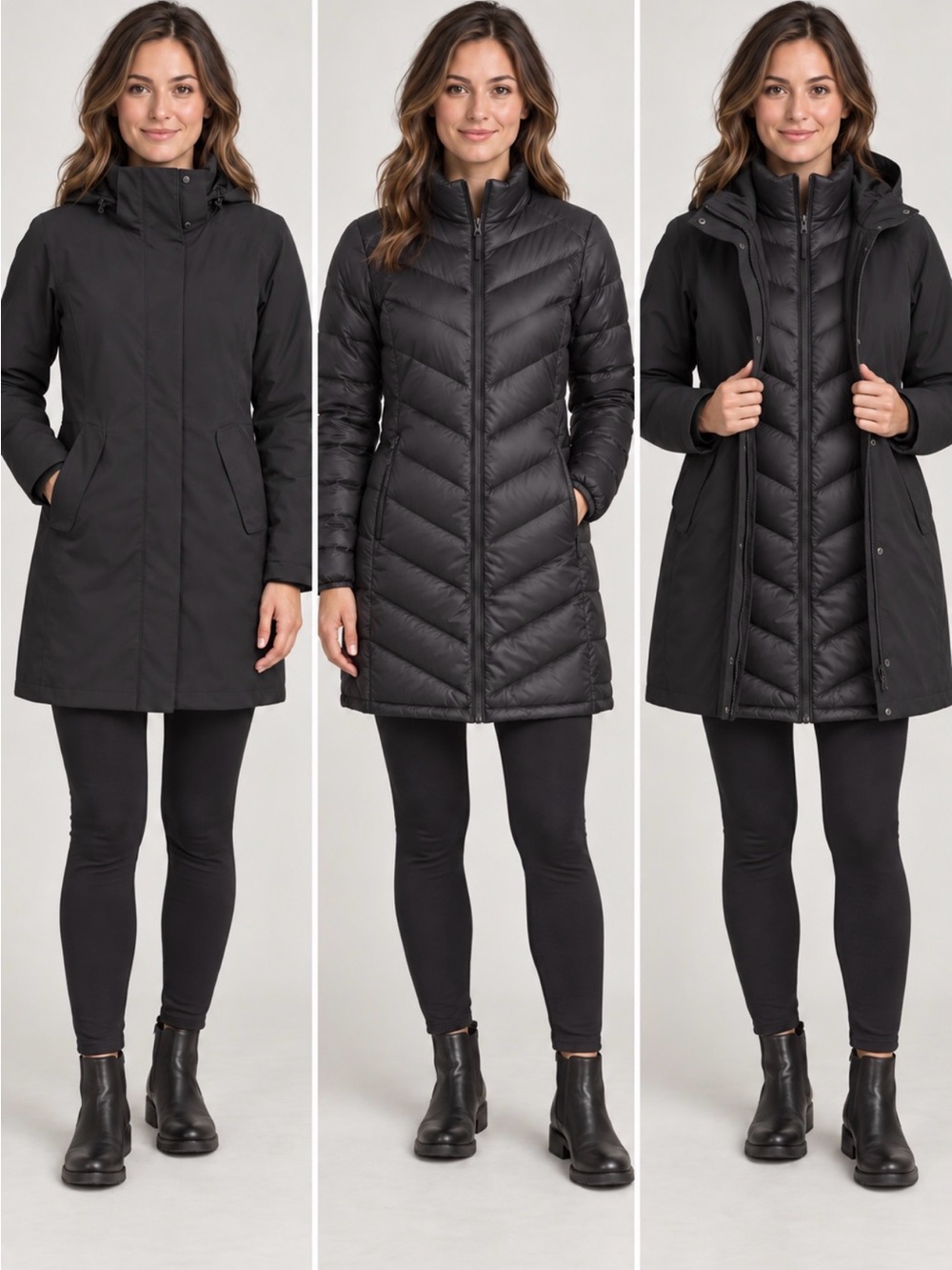 Patagonia Women's Black 3-in-1 Insulated Ski & Snow Jacket